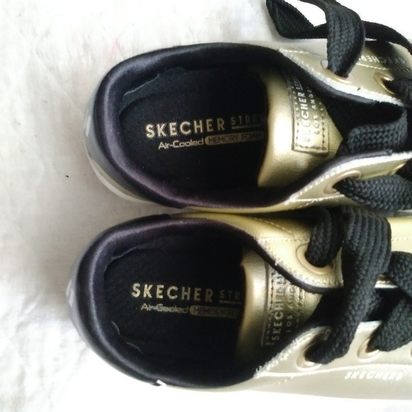 Women's Skechers Sneakers Gold High Street - Picture 5 of 6